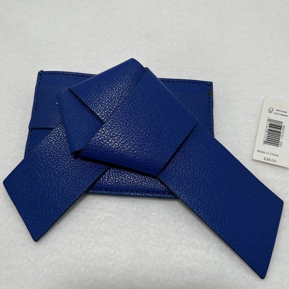 Banana Republic Card Holder with Bow/Knot in Electric Blue